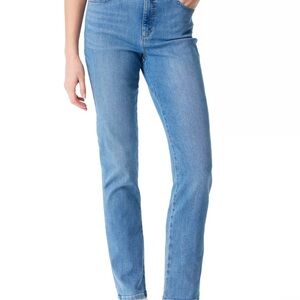 White Straight Leg Jeans